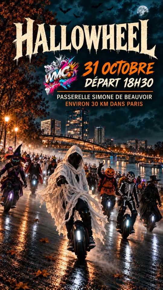 Visuel officiel de l’annonce Hallowheel WMC S3, 31 octobre 2026.